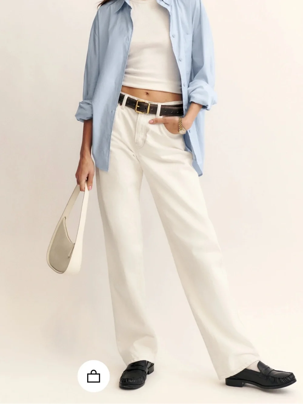 Reformation Val 90s Mid Rise Straight Jeans - Picture 1 of 6
